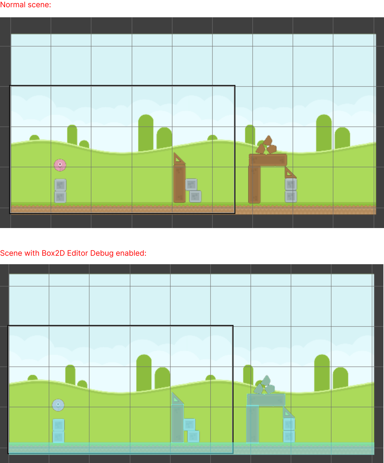 Enable box2d editor debug
