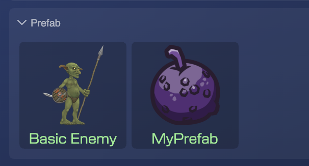 scene display name in blocks view