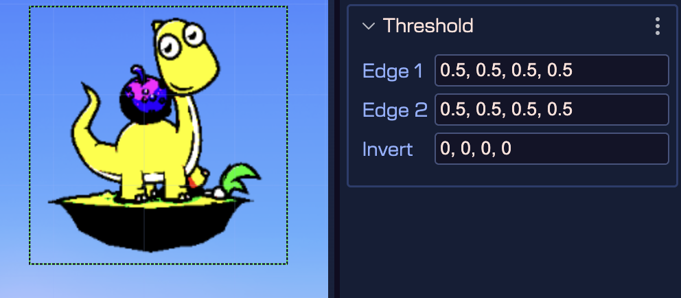 Threshold filter