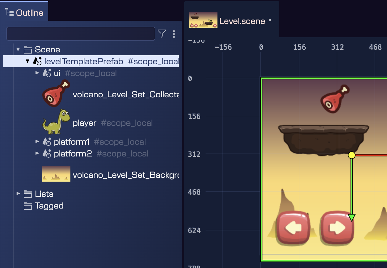 unboxed prefab instance