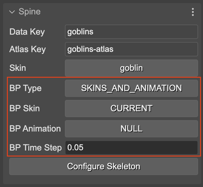 Bounds provider section